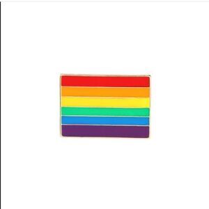 Rainbow Pride Flag Enamel Pin, NEW 🏳️‍🌈